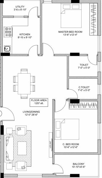  tarush-residency Floor Plan Floor Plan