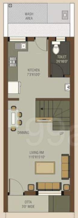  golden valley Floor Plan Ground Floor Plan