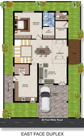  springfield villas Floor Plan Ground Floor Plan