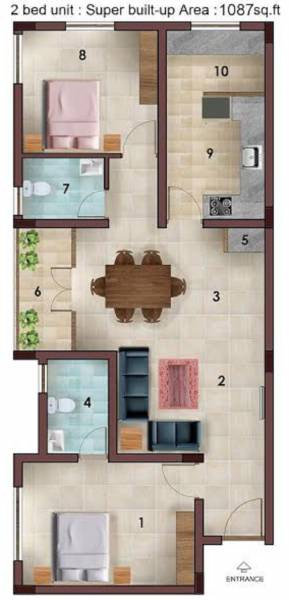  sopanam-apartment Floor Plan Floor Plan