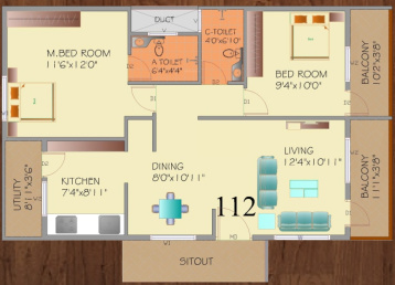  residency Floor Plan Floor Plan
