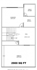 Second Floor Plan dream-bungalows-south-city-enclave Floor Plan Second Floor Plan