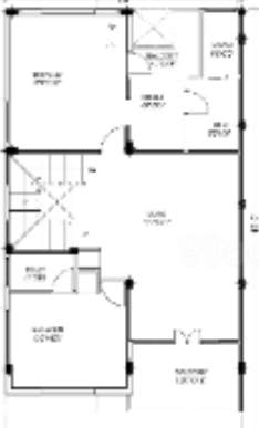 dream bungalows south city enclave Floor Plan First Floor Plan