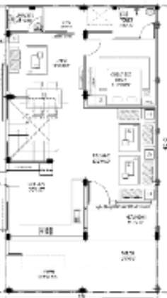 dream bungalows south city enclave Floor Plan Ground Floor Plan