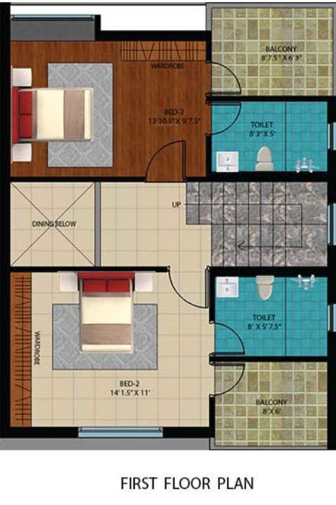  vilva prime Floor Plan First Floor Plan