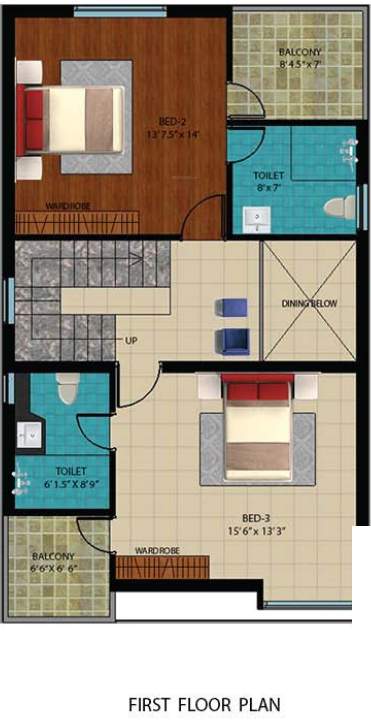 vilva prime Floor Plan First Floor Plan