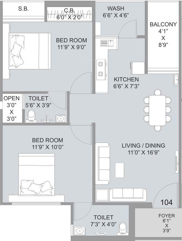  akshar heights Floor Plan Floor Plan