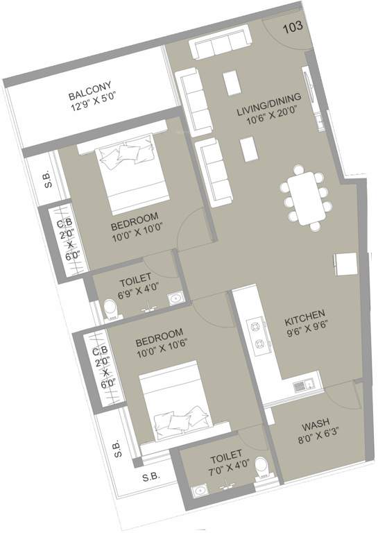  akshar heights Floor Plan Floor Plan
