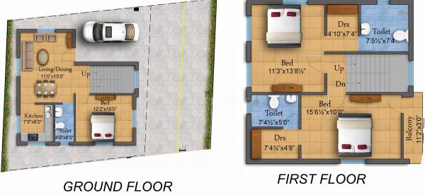  kasthuri-zest Floor Plan Ground Floor Plan