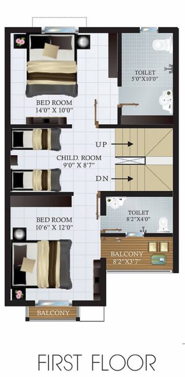 First Floor Plan bunglows and arcade 11 Floor Plan First Floor Plan