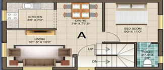  viresh-residency Floor Plan Second Floor Plan