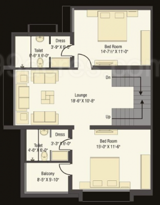  44-stone-bungalows Floor Plan First Floor Plan