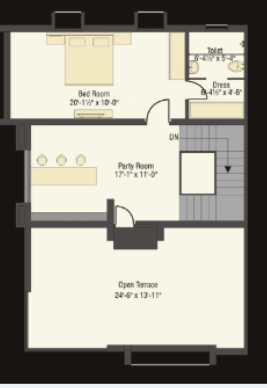 Second Floor Plan 44 stone bungalows Floor Plan Second Floor Plan
