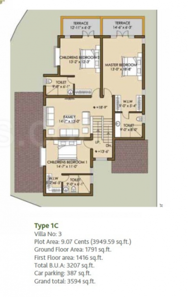  earth-aangan Floor Plan First Floor Plan