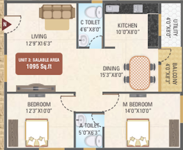  duo-marvel Floor Plan Floor Plan