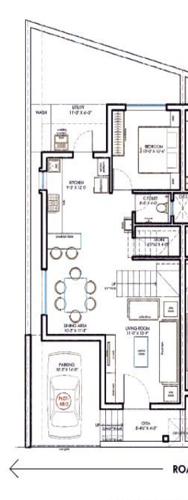  alaknanda-bungalows Floor Plan Ground Floor Plan