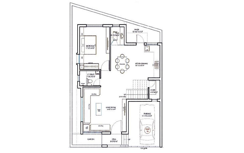  alaknanda bungalows Floor Plan Floor Plan