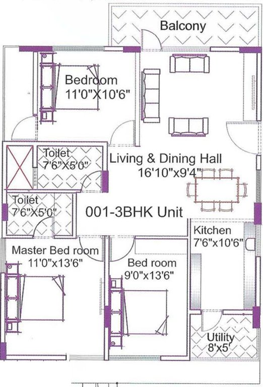  neeladri paradise Floor Plan Floor Plan