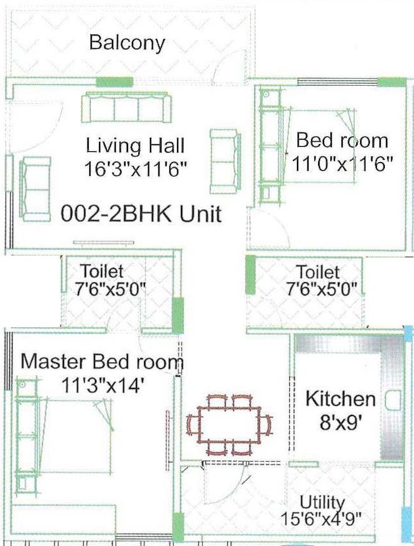  neeladri paradise Floor Plan Floor Plan