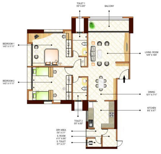  ashok-tower Floor Plan Floor Plan