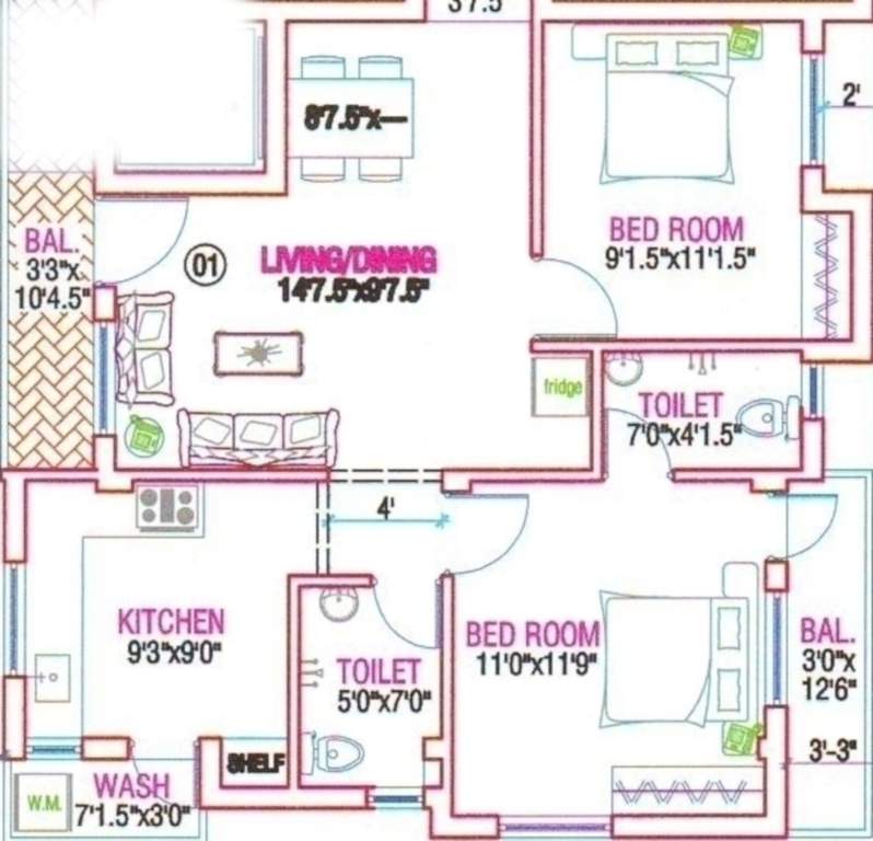  kumara vayalur Floor Plan Floor Plan