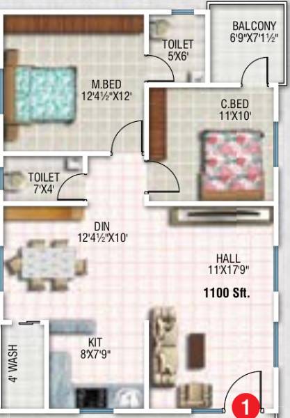  prakruthi Floor Plan Floor Plan