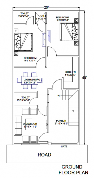  taj-enclave Floor Plan Ground Floor Plan