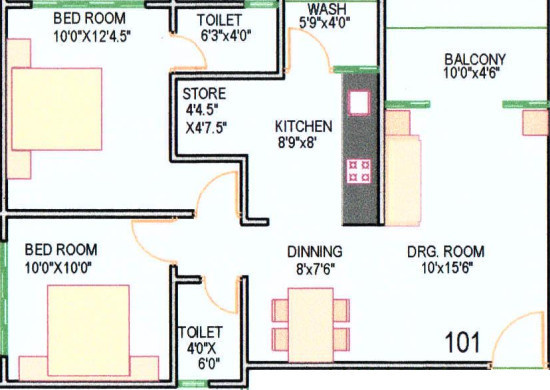  residency Floor Plan Floor Plan