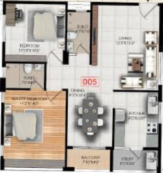  srinidhi-fortune Floor Plan Floor Plan
