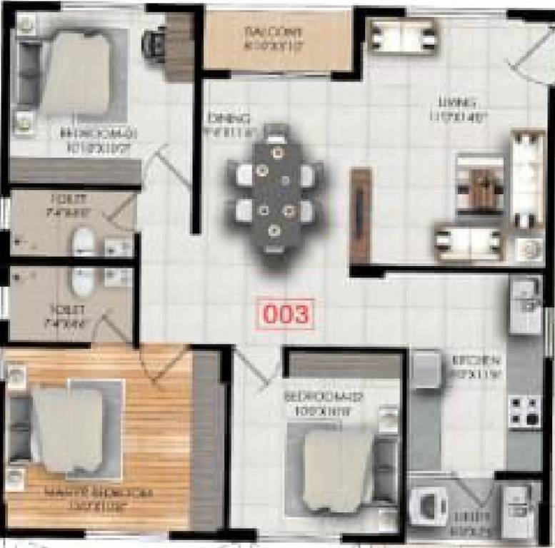  srinidhi fortune Floor Plan Floor Plan