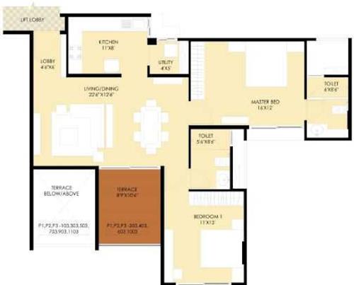  ganga-fria-phase-1 Floor Plan Floor Plan