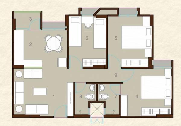  saujanya-iii Floor Plan Floor Plan