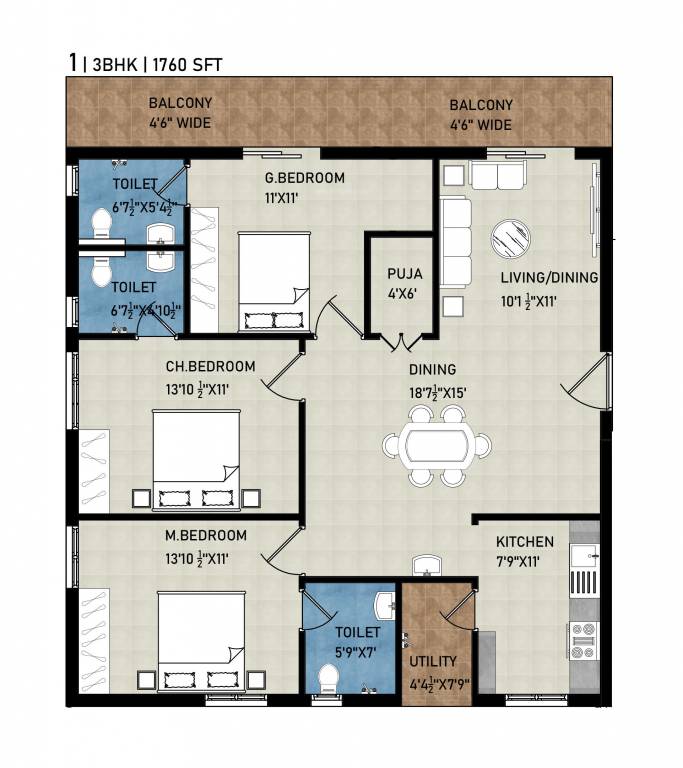 Floor Plan  4 blocks Floor Plan Floor Plan