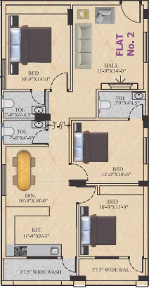  elite-residency Floor Plan Floor Plan