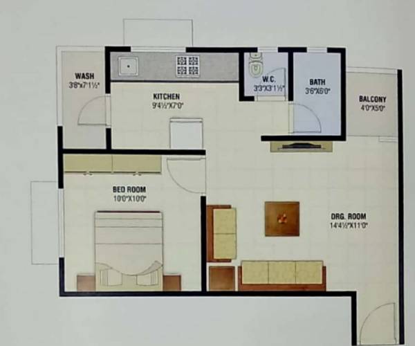  residency Floor Plan Floor Plan