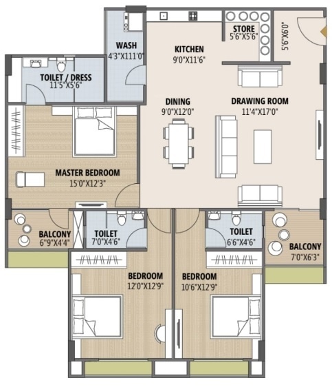  tanishk enclave Floor Plan Floor Plan