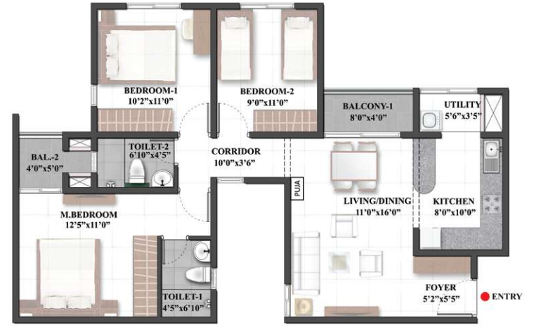 Floor Plan code name mangalam Floor Plan Floor Plan