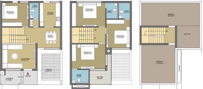  bunglows Floor Plan Ground Floor Plan