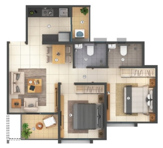 Floor Plan joyville-hadapsar-annexe-phase-2 Floor Plan Floor Plan