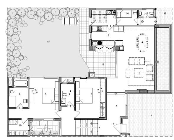 after the rain Floor Plan Lower Ground Floor Plan