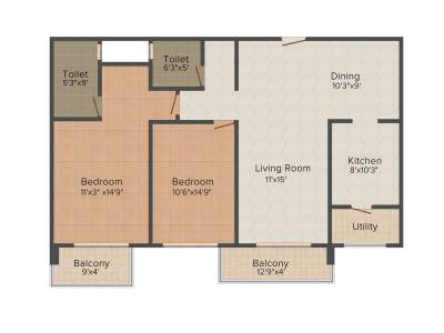 floorPlan of Vikram Vikram Anthurium