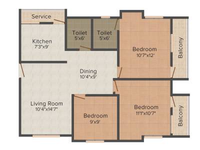 floorPlan of Sai Sai Subiksham