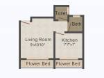 floorPlan of Dolphin Rose Apartments