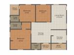 floorPlan of Usha MR Residency