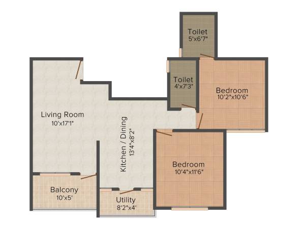 floorPlan of Deep Deep Akash Bliss