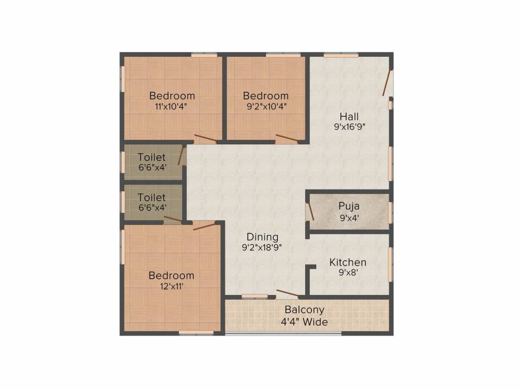 Velu Builders Venu Hill   Side Towers