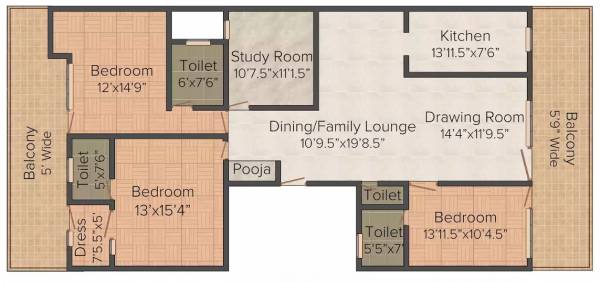  today-blossoms-ii Floor Plan Floor Plan