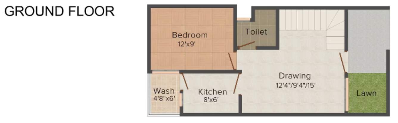  shri prabhakar sheetal mega city   phase 1 Floor Plan Ground floor plan