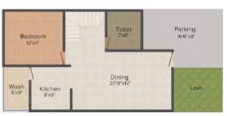  shri prabhakar sheetal mega city   phase 1 Floor Plan GROUND FLOOR PLAN 