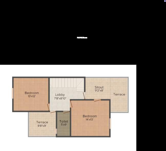  shri prabhakar sheetal mega city   phase 1 Floor Plan FIRST FLOOR 
